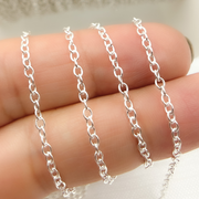 Sterling Silver Smooth Oval Link Chain